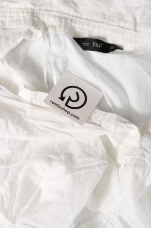Γυναικείο πουκάμισο F&F, Μέγεθος M, Χρώμα Λευκό, Τιμή 12,68 €