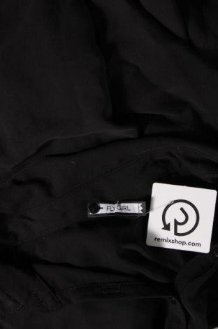 Γυναικείο πουκάμισο Fly Girl, Μέγεθος XS, Χρώμα Μαύρο, Τιμή 4,45 €