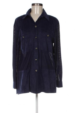 Γυναικείο πουκάμισο Franco Callegari, Μέγεθος L, Χρώμα Μπλέ, Τιμή 13,45 €