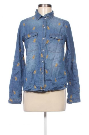 Γυναικείο πουκάμισο Groggy, Μέγεθος XS, Χρώμα Μπλέ, Τιμή 3,09 €
