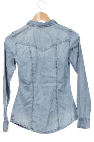 Γυναικείο πουκάμισο Guess, Μέγεθος XS, Χρώμα Μπλέ, Τιμή 45,83 €