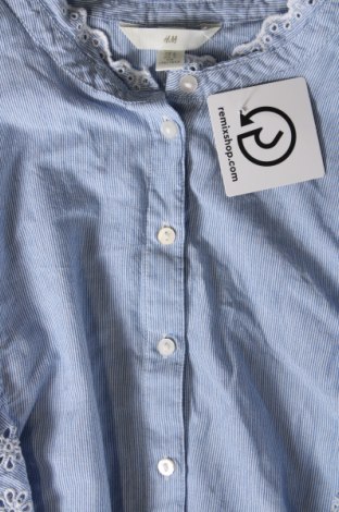 Дамска риза H&M, Размер L, Цвят Син, Цена 25,09 лв.