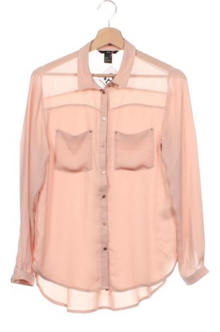 Γυναικείο πουκάμισο H&M, Μέγεθος XS, Χρώμα Ρόζ , Τιμή 7,67 €