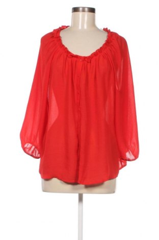 Дамска риза H&M, Размер L, Цвят Червен, Цена 15,05 лв.