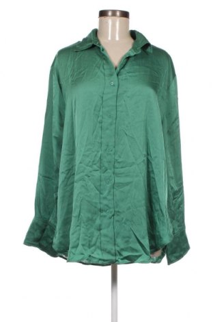 Дамска риза H&M, Размер M, Цвят Зелен, Цена 13,75 лв.