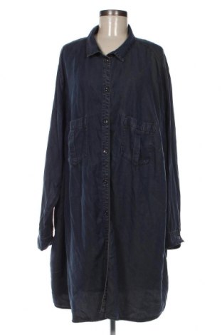 Γυναικείο πουκάμισο H&M, Μέγεθος 4XL, Χρώμα Μπλέ, Τιμή 12,79 €