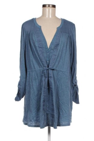 Γυναικείο πουκάμισο H&M, Μέγεθος XL, Χρώμα Μπλέ, Τιμή 13,14 €