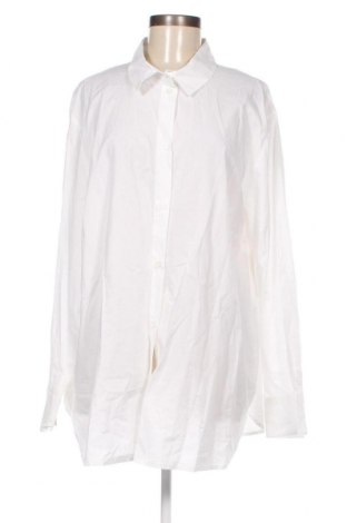 Γυναικείο πουκάμισο H&M, Μέγεθος 4XL, Χρώμα Λευκό, Τιμή 13,00 €