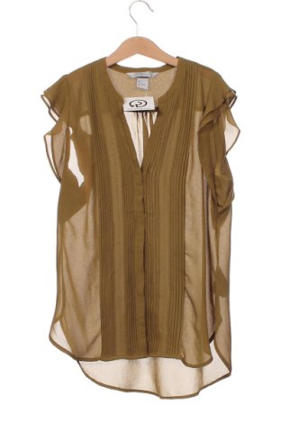 Γυναικείο πουκάμισο H&M Conscious Collection, Μέγεθος XS, Χρώμα Πράσινο, Τιμή 7,67 €