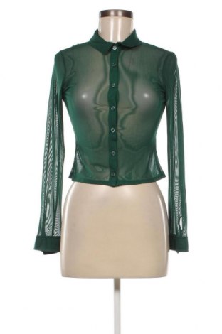 Γυναικείο πουκάμισο H&M Divided, Μέγεθος S, Χρώμα Πράσινο, Τιμή 7,31 €
