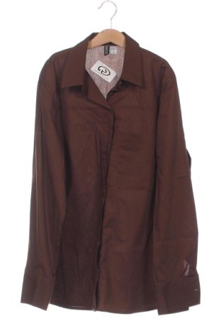 Γυναικείο πουκάμισο H&M Divided, Μέγεθος XXS, Χρώμα Καφέ, Τιμή 7,70 €