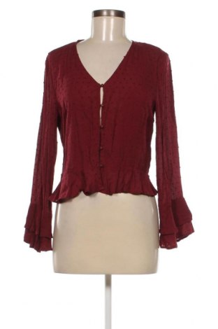 Γυναικείο πουκάμισο H&M Divided, Μέγεθος M, Χρώμα Κόκκινο, Τιμή 8,15 €