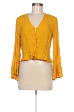 Дамска риза H&M Divided, Размер M, Цвят Жълт, Цена 14,30 лв.
