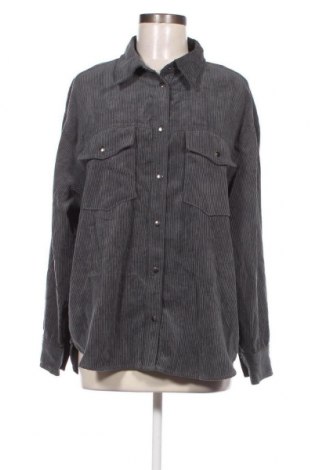 Γυναικείο πουκάμισο H&M L.O.G.G., Μέγεθος L, Χρώμα Γκρί, Τιμή 9,28 €