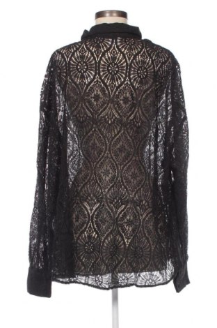 Γυναικείο πουκάμισο Kiabi, Μέγεθος 3XL, Χρώμα Μαύρο, Τιμή 15,46 €