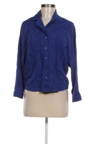 Γυναικείο πουκάμισο Mango, Μέγεθος S, Χρώμα Μπλέ, Τιμή 6,21 €