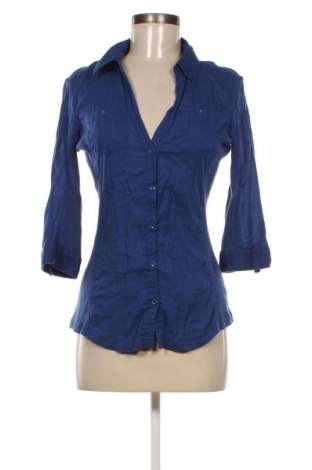 Γυναικείο πουκάμισο Mango, Μέγεθος M, Χρώμα Μπλέ, Τιμή 8,29 €