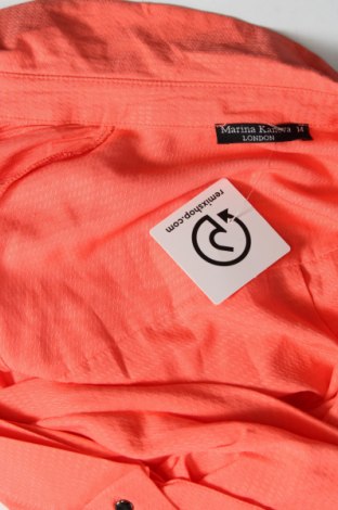 Дамска риза Marina Kaneva, Размер L, Цвят Оранжев, Цена 14,30 лв.