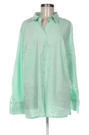 Γυναικείο πουκάμισο Mona, Μέγεθος 3XL, Χρώμα Πράσινο, Τιμή 10,43 €