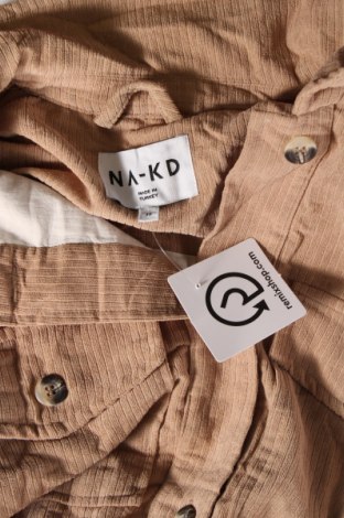 Γυναικείο πουκάμισο NA-KD, Μέγεθος S, Χρώμα  Μπέζ, Τιμή 3,15 €