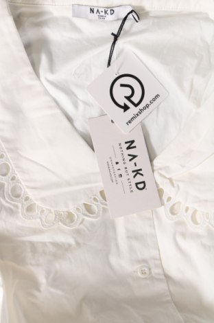 Γυναικείο πουκάμισο NA-KD, Μέγεθος XL, Χρώμα Λευκό, Τιμή 15,88 €
