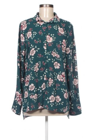 Γυναικείο πουκάμισο New Look, Μέγεθος L, Χρώμα Πράσινο, Τιμή 9,28 €