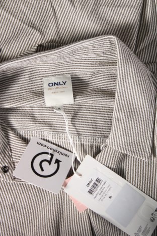 Γυναικείο πουκάμισο ONLY, Μέγεθος XL, Χρώμα Γκρί, Τιμή 4,74 €