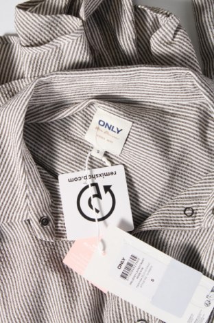 Γυναικείο πουκάμισο ONLY, Μέγεθος S, Χρώμα Γκρί, Τιμή 4,74 €
