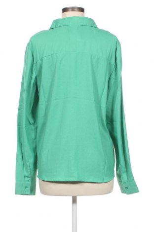 Γυναικείο πουκάμισο Pieces, Μέγεθος L, Χρώμα Πράσινο, Τιμή 12,33 €