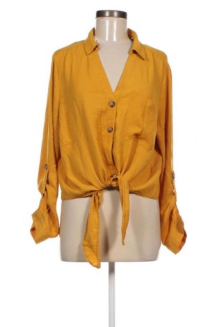 Γυναικείο πουκάμισο Primark, Μέγεθος XL, Χρώμα Κίτρινο, Τιμή 13,14 €