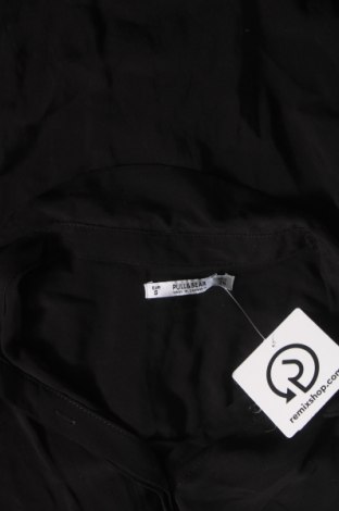 Дамска риза Pull&Bear, Размер S, Цвят Черен, Цена 13,55 лв.