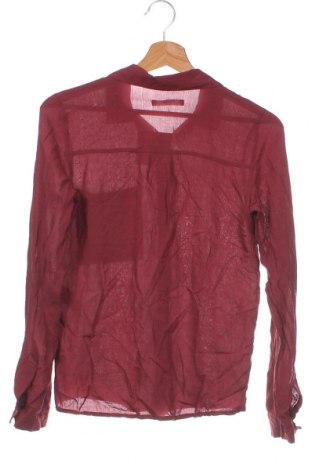 Дамска риза Pull&Bear, Размер XS, Цвят Червен, Цена 13,55 лв.