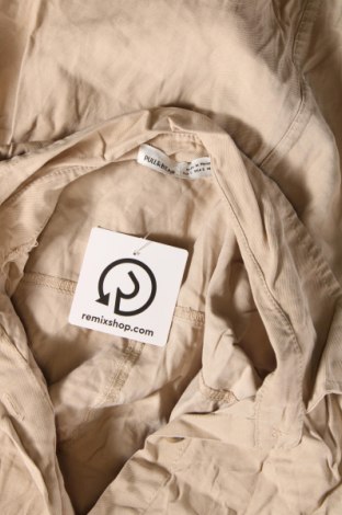 Дамска риза Pull&Bear, Размер S, Цвят Бежов, Цена 6,50 лв.