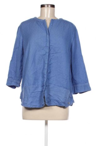 Γυναικείο πουκάμισο S.Oliver, Μέγεθος XL, Χρώμα Μπλέ, Τιμή 17,39 €