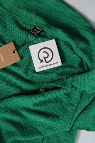 Γυναικείο πουκάμισο SHEIN, Μέγεθος M, Χρώμα Πράσινο, Τιμή 6,14 €