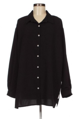 Дамска риза SHEIN, Размер L, Цвят Черен, Цена 14,25 лв.