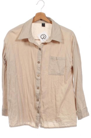 Γυναικείο πουκάμισο SHEIN, Μέγεθος XS, Χρώμα  Μπέζ, Τιμή 6,01 €