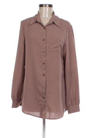 Γυναικείο πουκάμισο SHEIN, Μέγεθος M, Χρώμα  Μπέζ, Τιμή 6,24 €