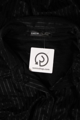 Γυναικείο πουκάμισο SHEIN, Μέγεθος L, Χρώμα Μαύρο, Τιμή 7,41 €