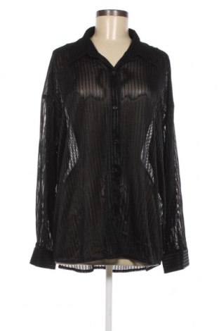Γυναικείο πουκάμισο SHEIN, Μέγεθος L, Χρώμα Μαύρο, Τιμή 6,11 €