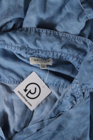 Γυναικείο πουκάμισο Selected Femme, Μέγεθος S, Χρώμα Μπλέ, Τιμή 31,44 €