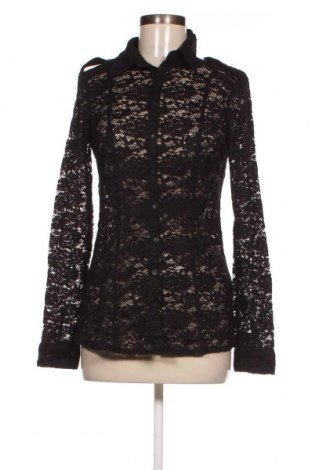 Γυναικείο πουκάμισο Sisley, Μέγεθος M, Χρώμα Μαύρο, Τιμή 17,81 €