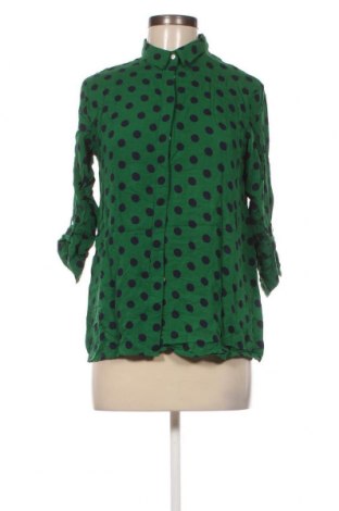 Γυναικείο πουκάμισο Stradivarius, Μέγεθος S, Χρώμα Πράσινο, Τιμή 15,46 €