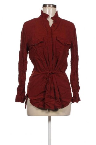 Γυναικείο πουκάμισο Stradivarius, Μέγεθος XL, Χρώμα Κόκκινο, Τιμή 15,46 €