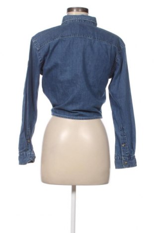 Γυναικείο πουκάμισο Superdry, Μέγεθος XS, Χρώμα Μπλέ, Τιμή 45,36 €