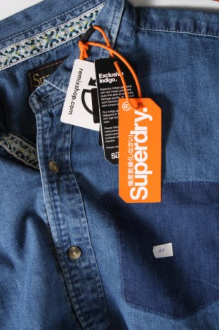 Γυναικείο πουκάμισο Superdry, Μέγεθος M, Χρώμα Μπλέ, Τιμή 24,49 €