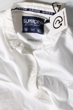 Γυναικείο πουκάμισο Superdry, Μέγεθος S, Χρώμα Λευκό, Τιμή 24,49 €