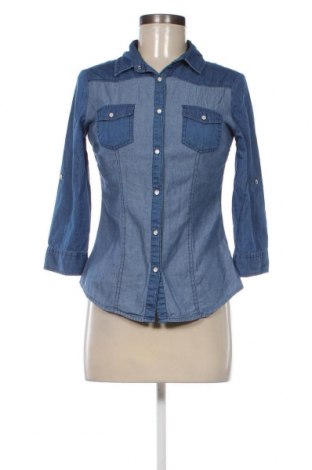 Γυναικείο πουκάμισο Tally Weijl, Μέγεθος S, Χρώμα Μπλέ, Τιμή 7,67 €