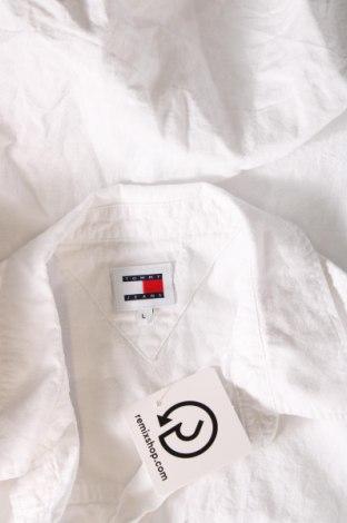 Γυναικείο πουκάμισο Tommy Jeans, Μέγεθος M, Χρώμα Λευκό, Τιμή 65,72 €