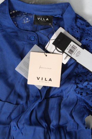 Дамска риза VILA, Размер XS, Цвят Син, Цена 25,22 лв.